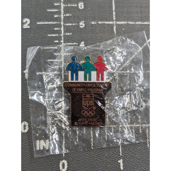 VTG UPS Worldwide Olympic Partner Community Involvement Olympic Program Pin - Picture 2 of 5
